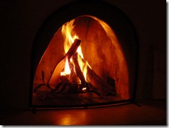 kiva fireplace closeup